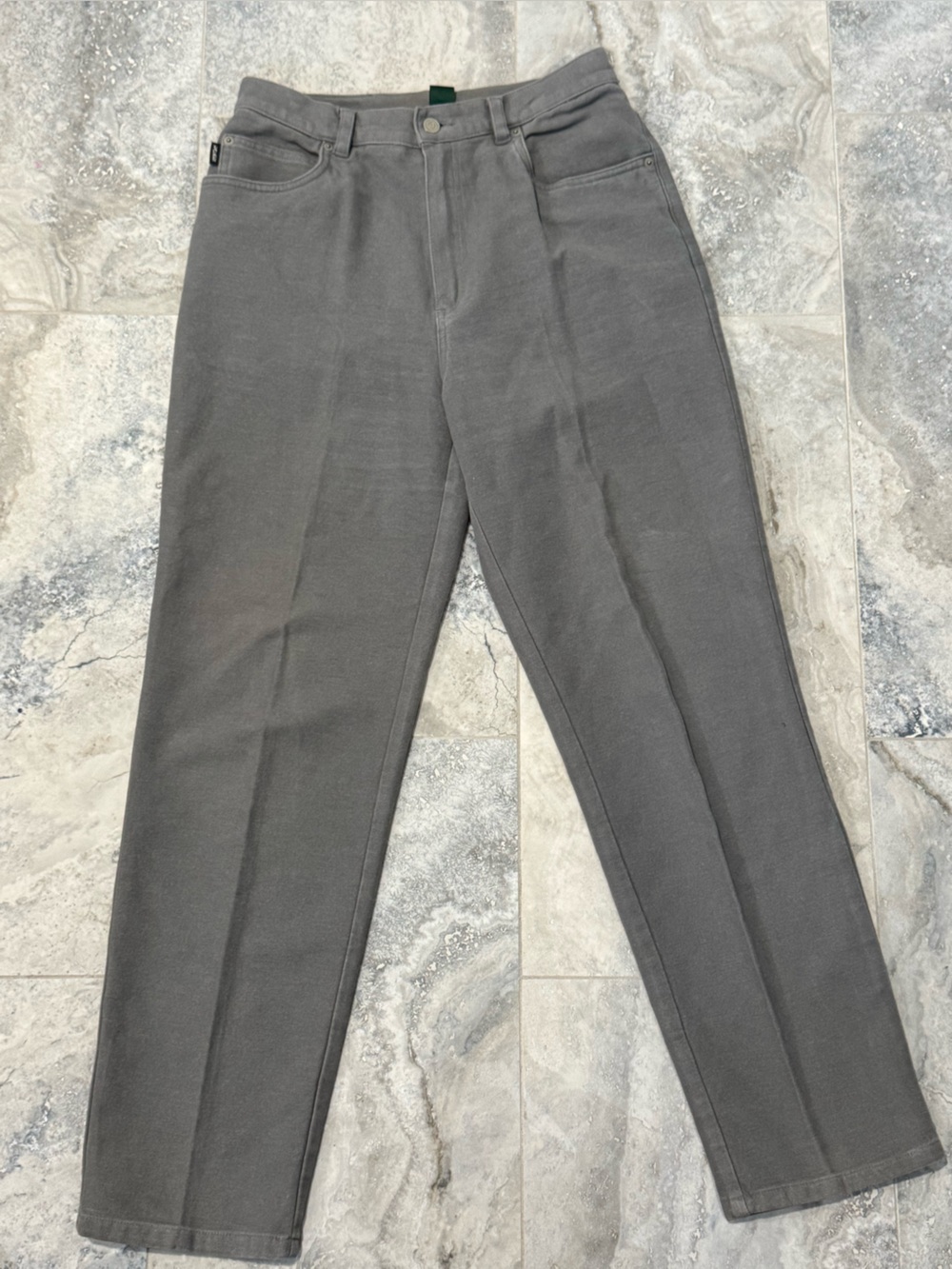 Lauren Ralph Lauren Straight Leg Pants in Charcoal Gray